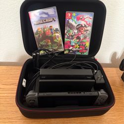 Nintendo Switch with 2 games