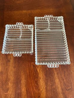 Vintage sip and smoke trays. Read discpt