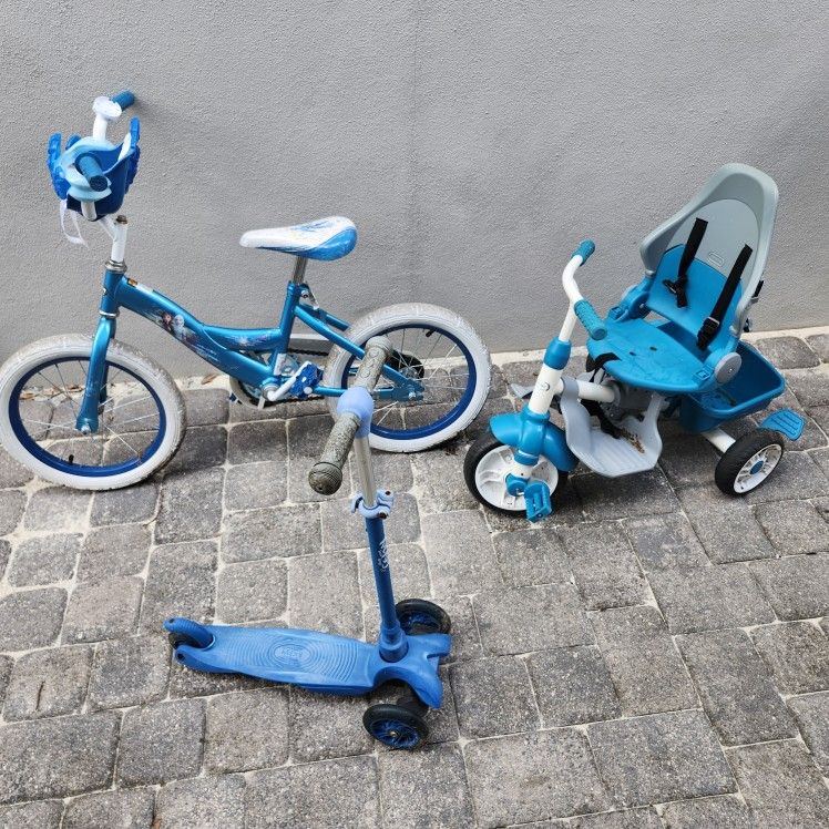 $65 For All Children's Toddler Kids Bicycle Scooter Trike Tricycle
