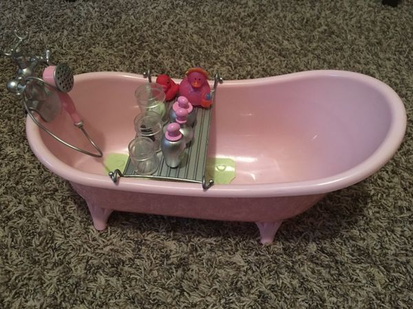 og doll bathtub, with accessories. for sale in phoenix, az - offerup