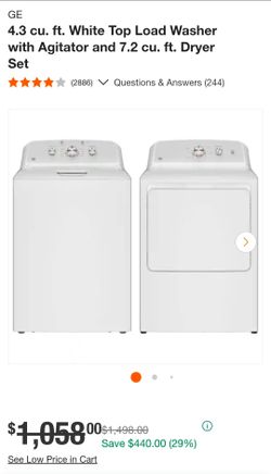 Washer and electric dryer