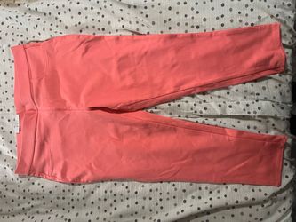New Capris Coral Pink Cropped Leggings