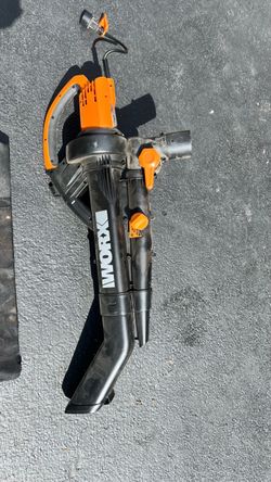 ALMOST NEW - WORX TRIVAC 3-in-1 Electric Leaf Blower / Vacuum / Mulcher (WG505)