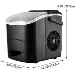 Kismile Bullet Ice Maker Portable With Handle. Maquina de hielo forma bala portable