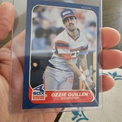 Ozzie Guillen Chicago White Sox Baseball Cards Lot 