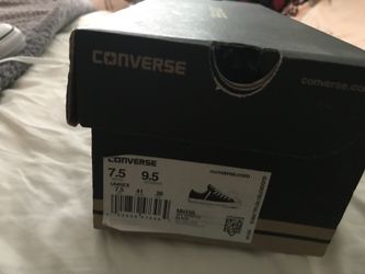 Brand new low top black converse