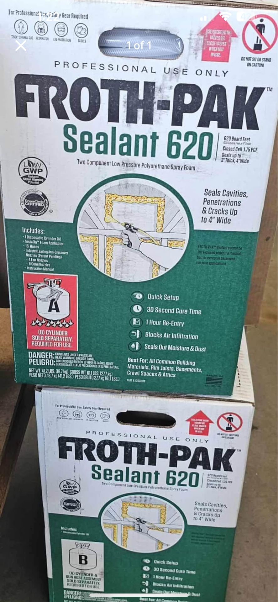 Froth-Pak Sealant 620