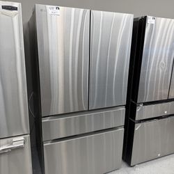 LG Four Door Platinum Refrigerator 