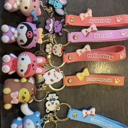 Hello Kitty And Friends Key Chains