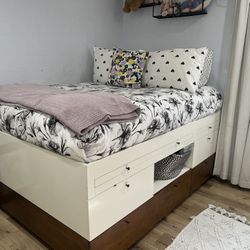 Pottery Barn Full Captain Bed.