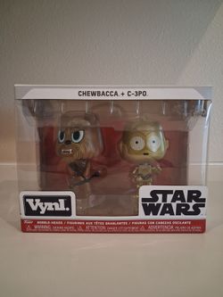 FUNKO VYNL Star Wars Chewbacca & C-3P0 2-PACK NIB