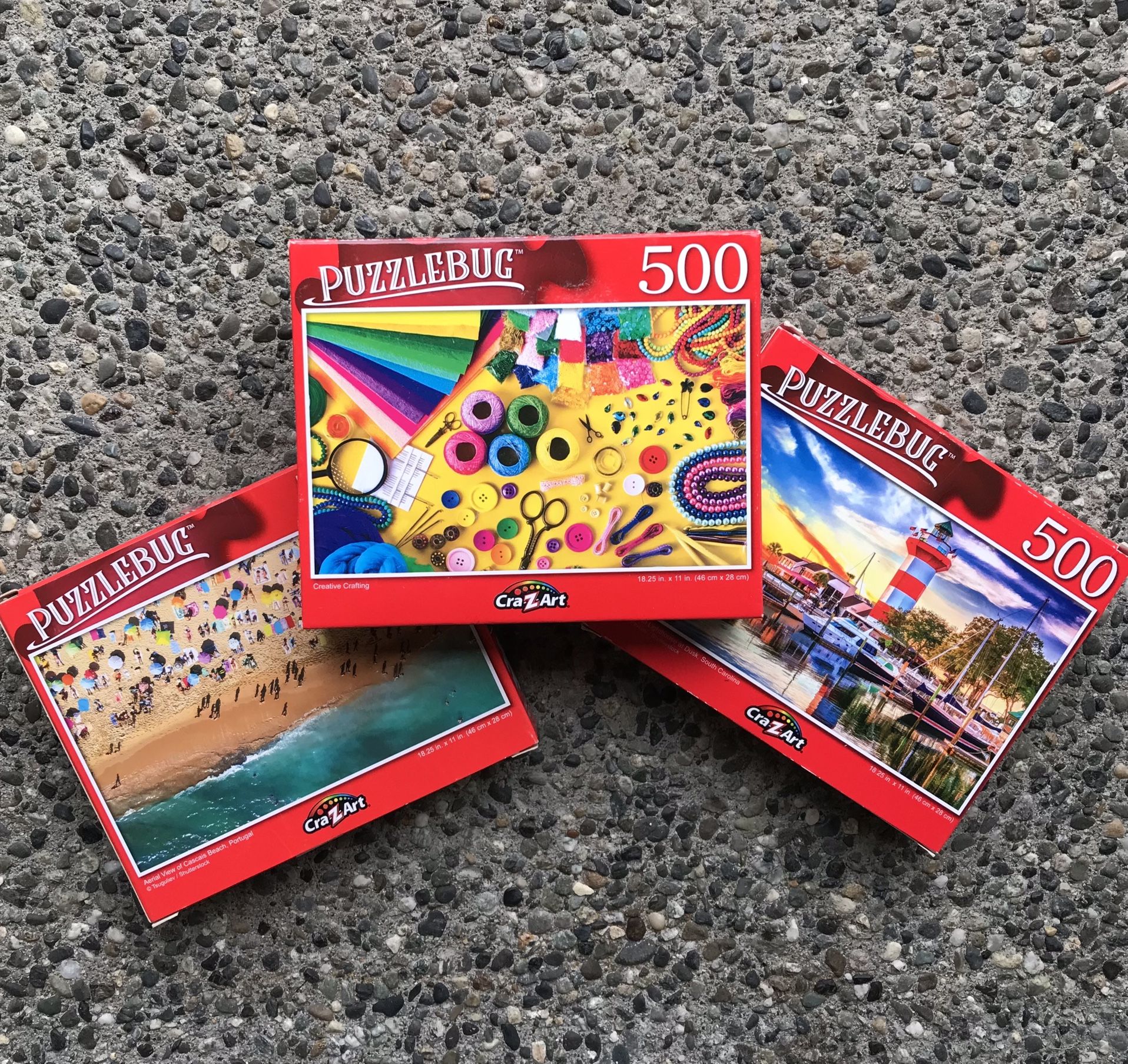 Lot of 3 Small Jigsaw Puzzles