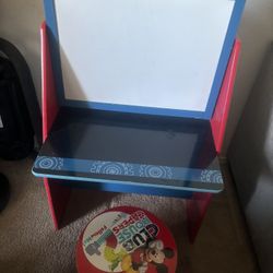 Mickey Mouse Bookshelf /whiteboard desk