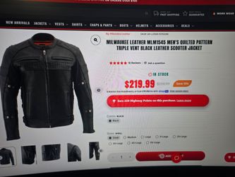 Milwaukee leather riding jacket