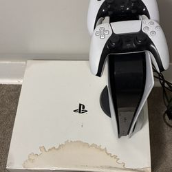PS5 - Used But Like New.  With Pro Controller And Regular Controller 1tb Disk