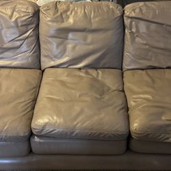 Tan Leather couch