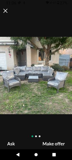 Patio Sofa Set Patio Furniture Patio Couch 9 Piece Patio Furniture Set Outdoor Patio Furniture 🆕🆕