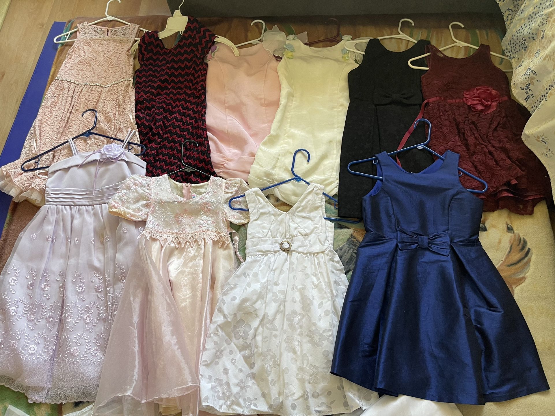 Girl Dresses Size 6-12 In Great Condition $5-$10 Or Take All For $60 Obo