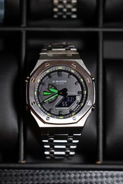 G-SHOCK GA2100 AP ROYAL OAK WITH GREEN ACCENTS
