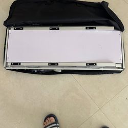 GoBar Portable High-Top Folding Bar w/ Professional Heavy-Duty Flight Case
