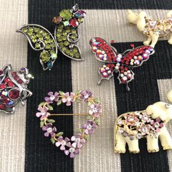 Beautiful Brooch Pin Choose Your Designs - $15 Each 