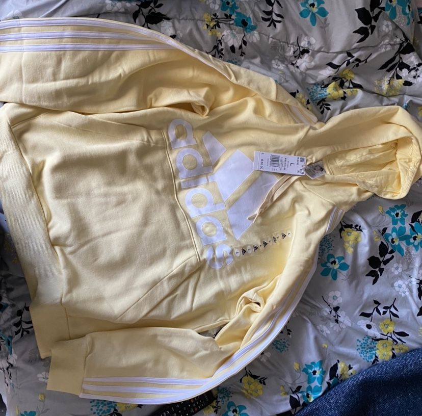Adidas Yellow Hoodie 