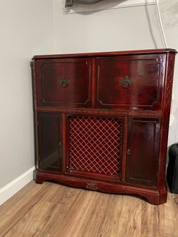 Vintage 1940s  Console Radio- Working