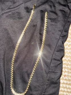 Solid 14K Gold 24” Flat Curb Link Chain