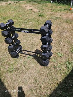 Dumbells Weights With Rack