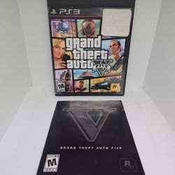 NO DISC Grand Theft Auto V 5 (Sony PlayStation 3 PS3) GTA ART, CASE, MANUAL ONLY