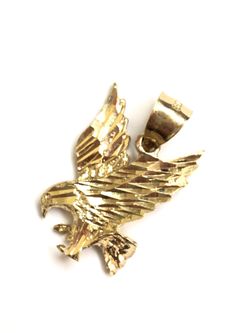 Eagle pendant 14k fine jewelry REAL gold.