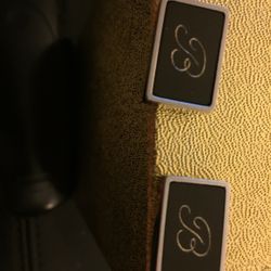 Sterling Silver Cuff Links With The B Initial