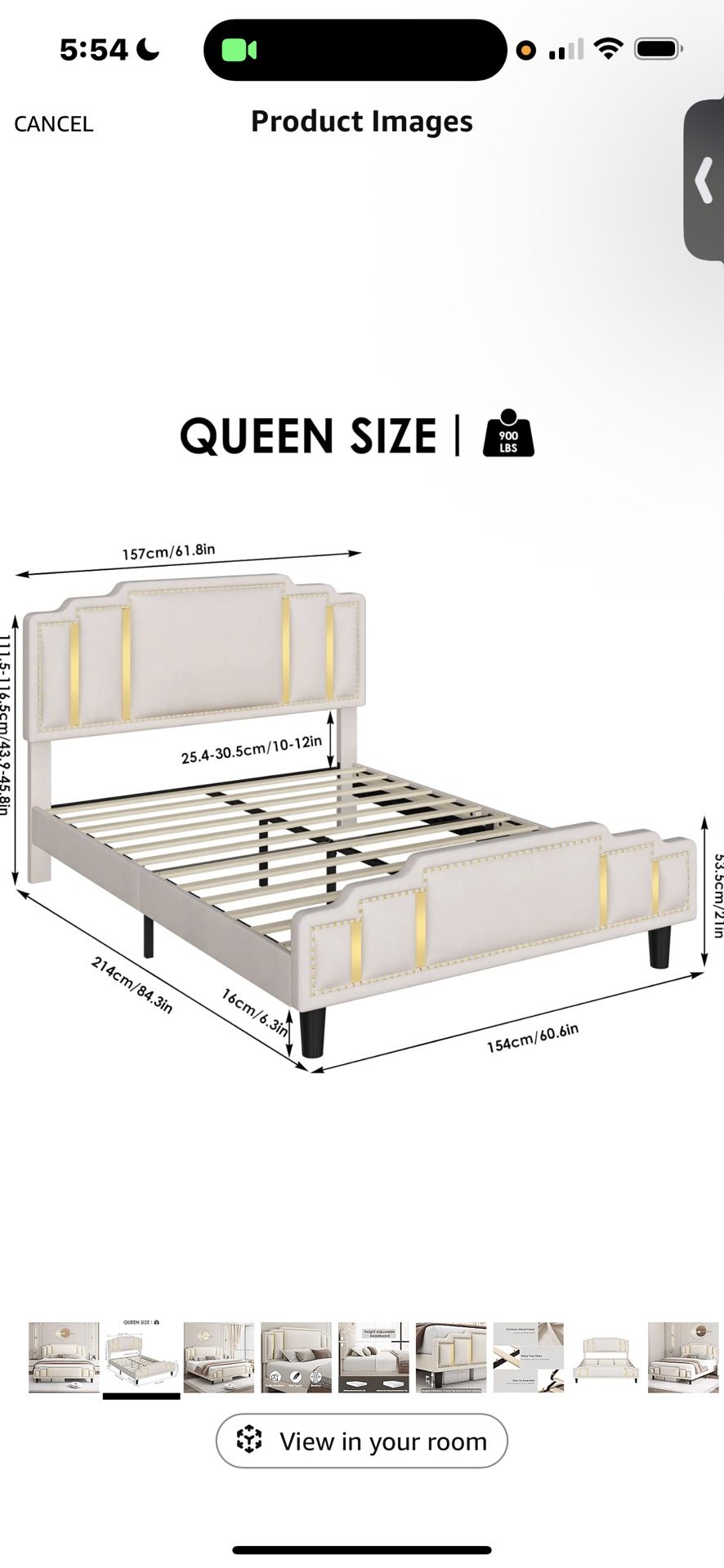 Queen Sized Bed (and frame)