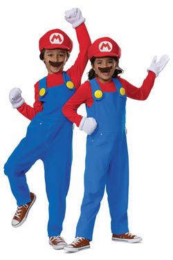 Kids Super Mario Halloween Costume 6-8 years
