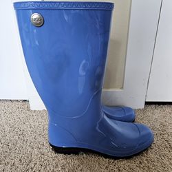 Sz 10 UGG Women’s Shaye waterproof tall 
Rain boots