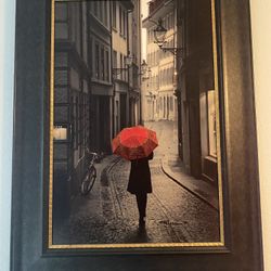 Stefano Corso “Red rain” Lithograph