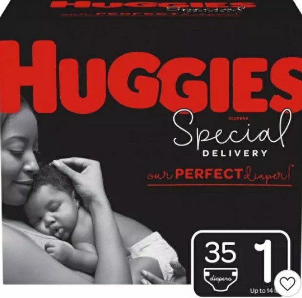 Huggies special delivery size 1 (35 diapers) THREE BOXES