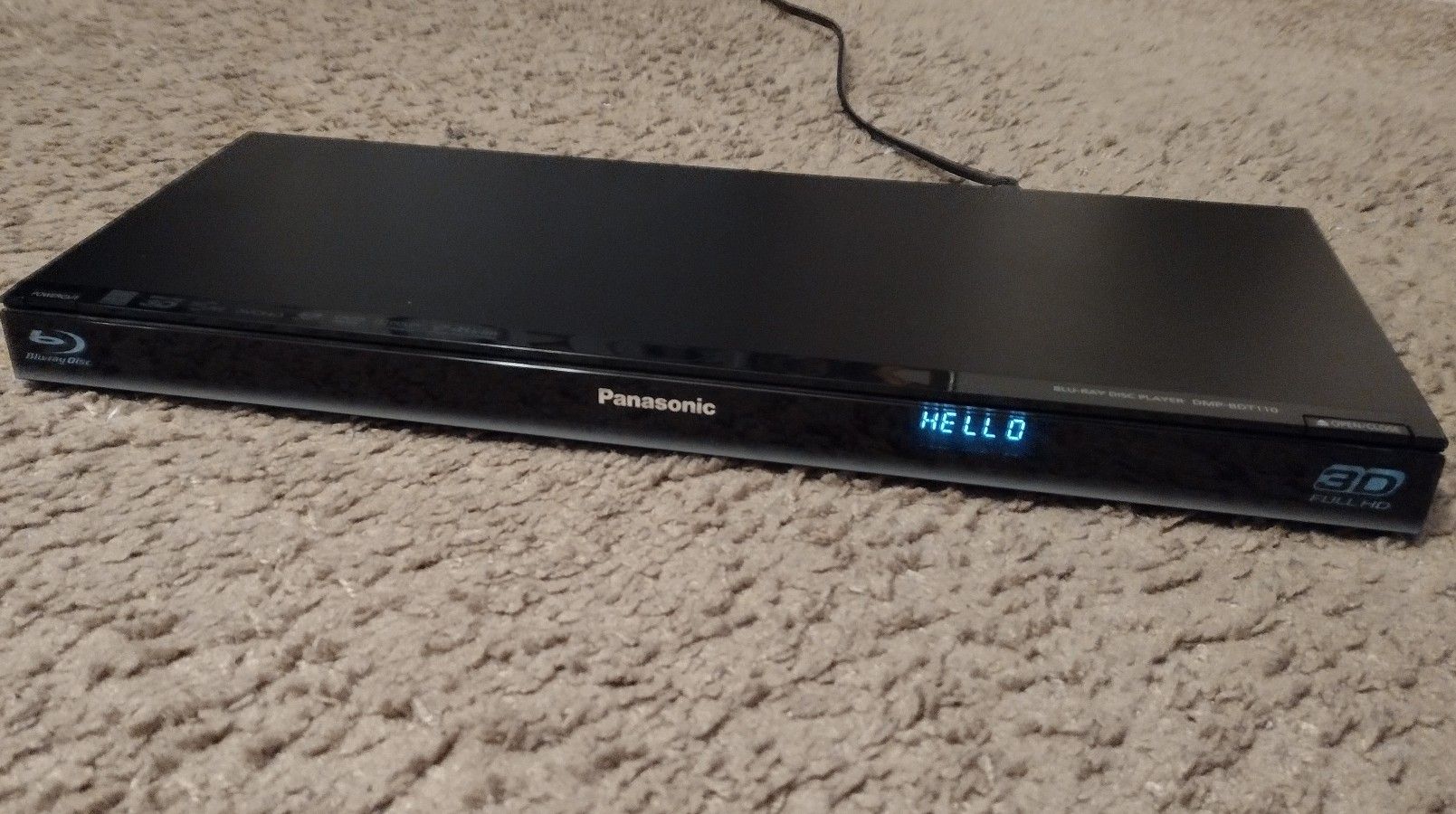 Panasonic Blu Ray Player (also plays 3D disc)