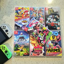 Nintendo Switch Games - Smash Bros, Zelda, Pokémon, Splatoon 2 & More (CIB)