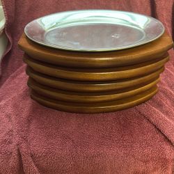 Vintage Sizzling Trays Aluminum 5 Each 