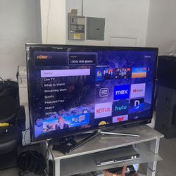 55” Samsung Tv With A Brand New Fire Stick It Comes With Original Remote Control 