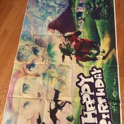 Zelda Happy Birthday Banner