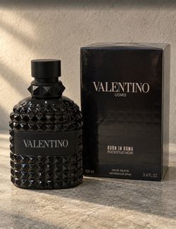 Valentino Uomo Rockstud Noir Cologne 100ML | Fresh Spicy Woody Men’s EDT • New Sealed