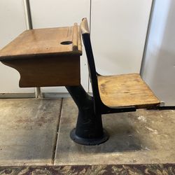 Small Antique School Desk