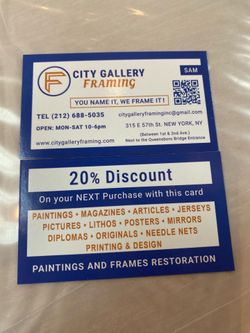 Custom framing