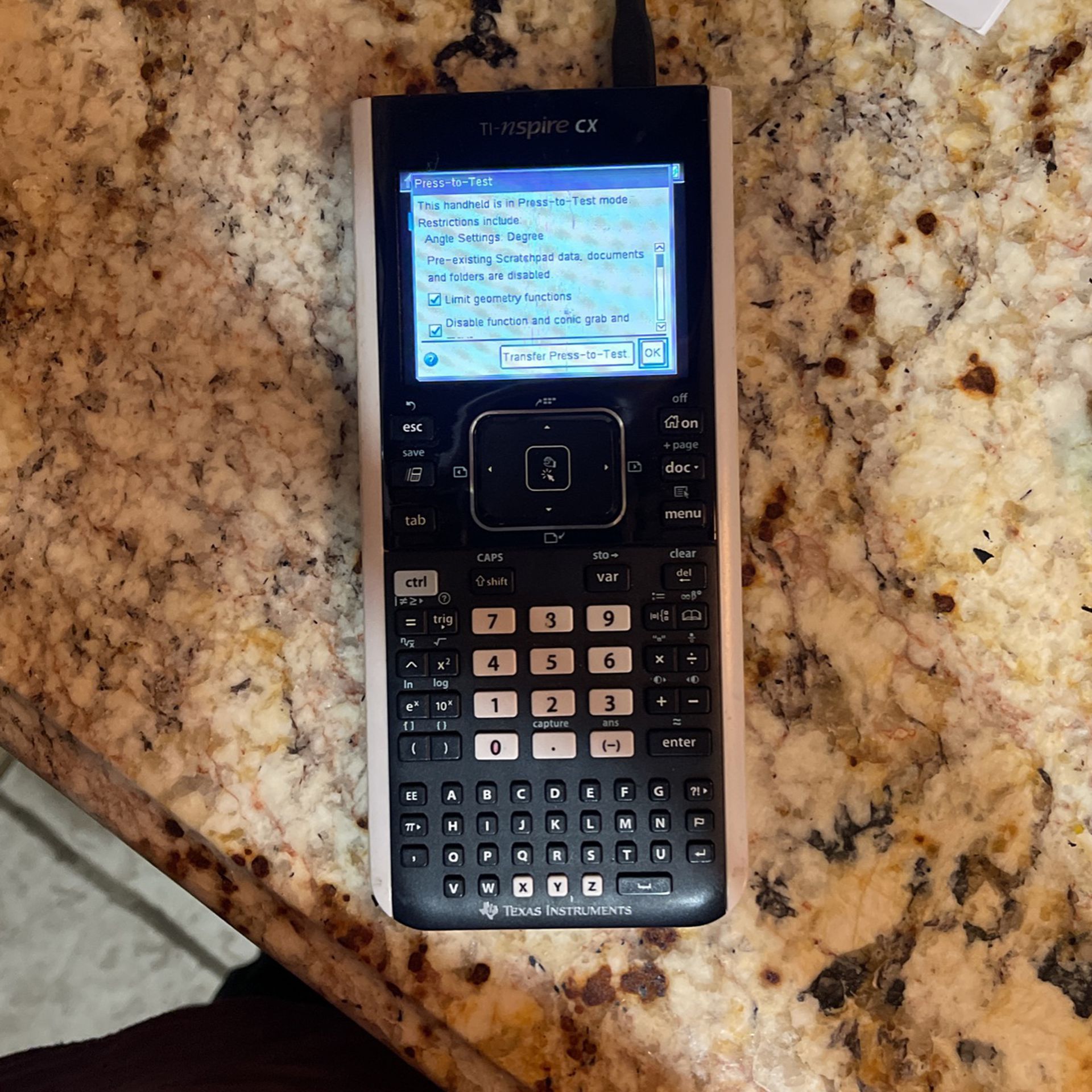 Texas Instruments Calculator TI-nspireCX