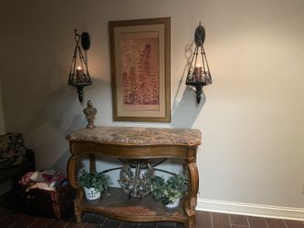Granite countertops Furniture Set With Lamps And Picture