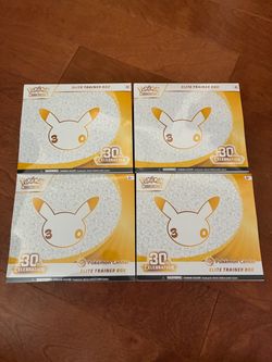 Pokemon 30th celebration etb pkc and non