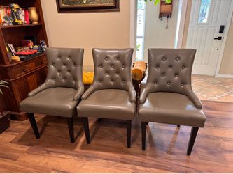 Safavieh Abby Tufted Side Chairs (set of 3)