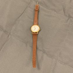 Gold Faced Watch 